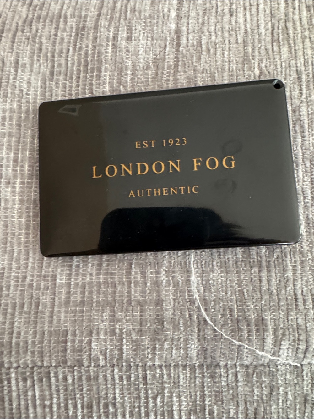 London Fog Black Power Bank Charger